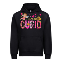 Black i am with cupid Urban Hoodie - NancyCooperArtShop
