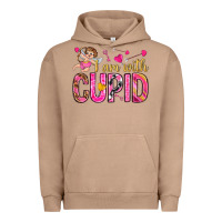Pigment Burro i am with cupid Urban Hoodie - NancyCooperArtShop