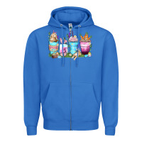 True Royal rabbit coffee cups Zipper Hoodie - Zillion Design Studio