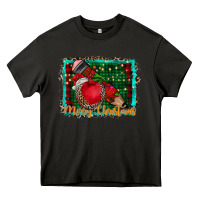 Asphalt merry Christmas teacher Heavy Core Tee - CowhideDigitalArt