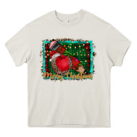 Cream merry Christmas teacher Heavy Core Tee - CowhideDigitalArt