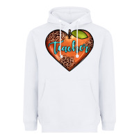 White teacher heart Heavyweight Hoodie - JahusDesignShop