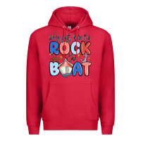 Cardinal were just here to rock the boat Premium Hoodie - MaliasSmallBusiness