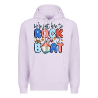 Lilac were just here to rock the boat Premium Hoodie - MaliasSmallBusiness