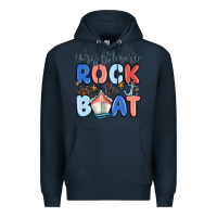 Navy were just here to rock the boat Premium Hoodie - MaliasSmallBusiness
