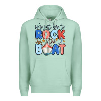 Seafoam were just here to rock the boat Premium Hoodie - MaliasSmallBusiness