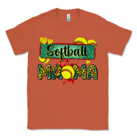 Copper softball mama with leopard Classic Tee - Zillion Design Studio