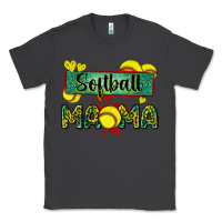 Smoke softball mama with leopard Classic Tee - Zillion Design Studio