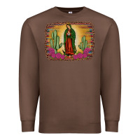 Chestnut western our lady of guadalupe Premium Sweatshirt - JahusDesignShop