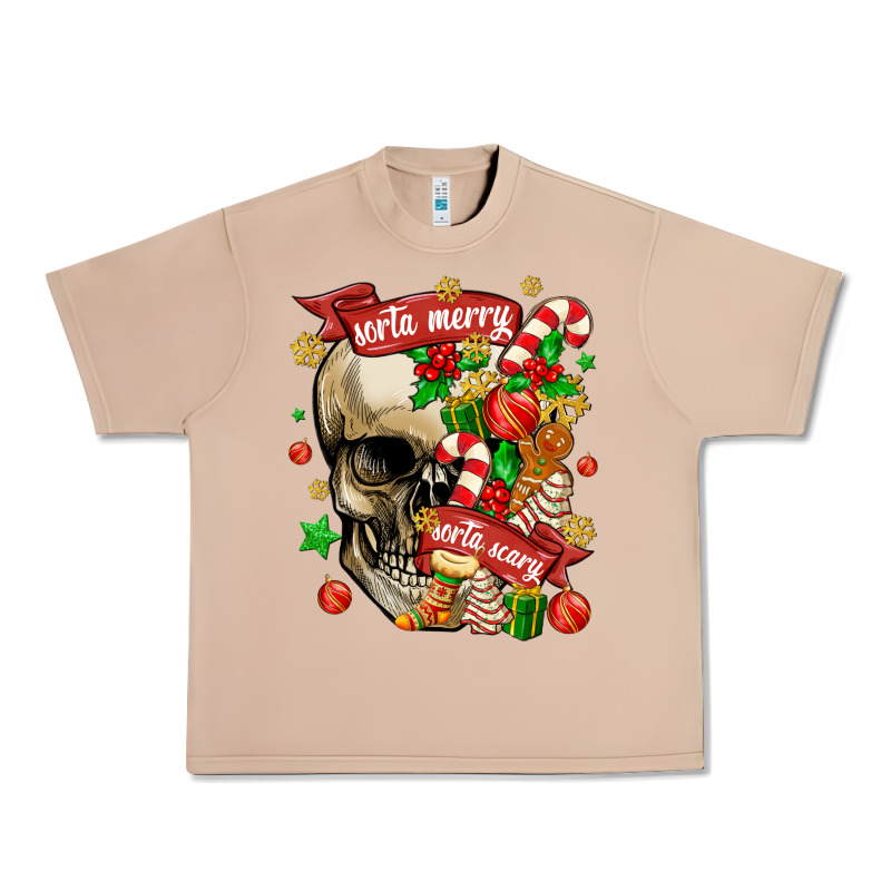 Sorta Merry Sorta Scary Urban Heavy Tee by MaliasSmallBusiness | Teevron