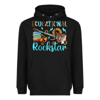 Black educational rockstar Heavyweight Hoodie - JahusDesignShop