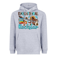 Heather Grey educational rockstar Heavyweight Hoodie - JahusDesignShop
