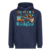 Navy educational rockstar Heavyweight Hoodie - JahusDesignShop
