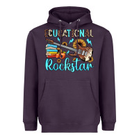 Plum educational rockstar Heavyweight Hoodie - JahusDesignShop