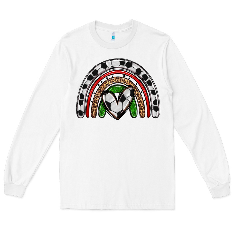 Soccer Rainbow Long Sleeve Tee by Zillion Design Studio | Teevron