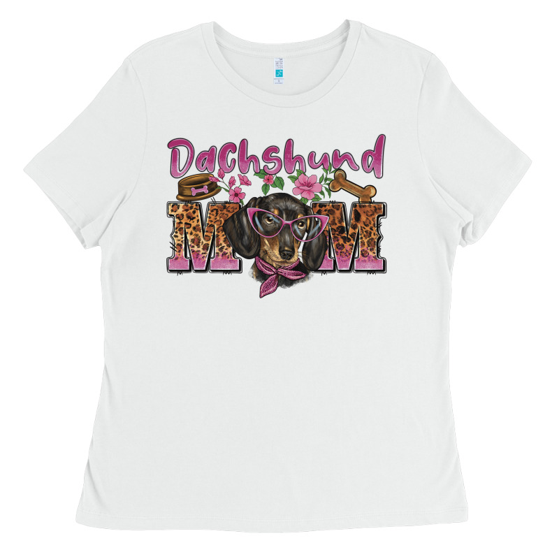 Dachshund Mom Ladies Tee by BarkalooDesign | Teevron
