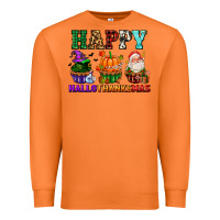 Carrot happy hallothanksmas with cupcakes Premium Sweatshirt - AdoDesignShop
