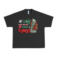 Pigment Black girls just wanna have funds Urban Heavy Tee - MaliasSmallBusiness