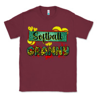Burgundy softball granny with leopard Classic Tee - Zillion Design Studio