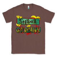 Chestnut softball granny with leopard Classic Tee - Zillion Design Studio