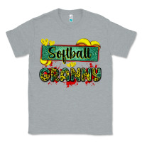 Heather Grey softball granny with leopard Classic Tee - Zillion Design Studio