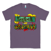 Lavender softball granny with leopard Classic Tee - Zillion Design Studio