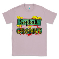 Lilac softball granny with leopard Classic Tee - Zillion Design Studio