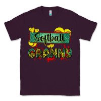 Plum softball granny with leopard Classic Tee - Zillion Design Studio