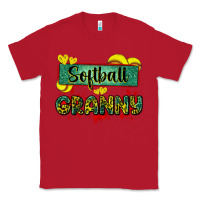 Red softball granny with leopard Classic Tee - Zillion Design Studio