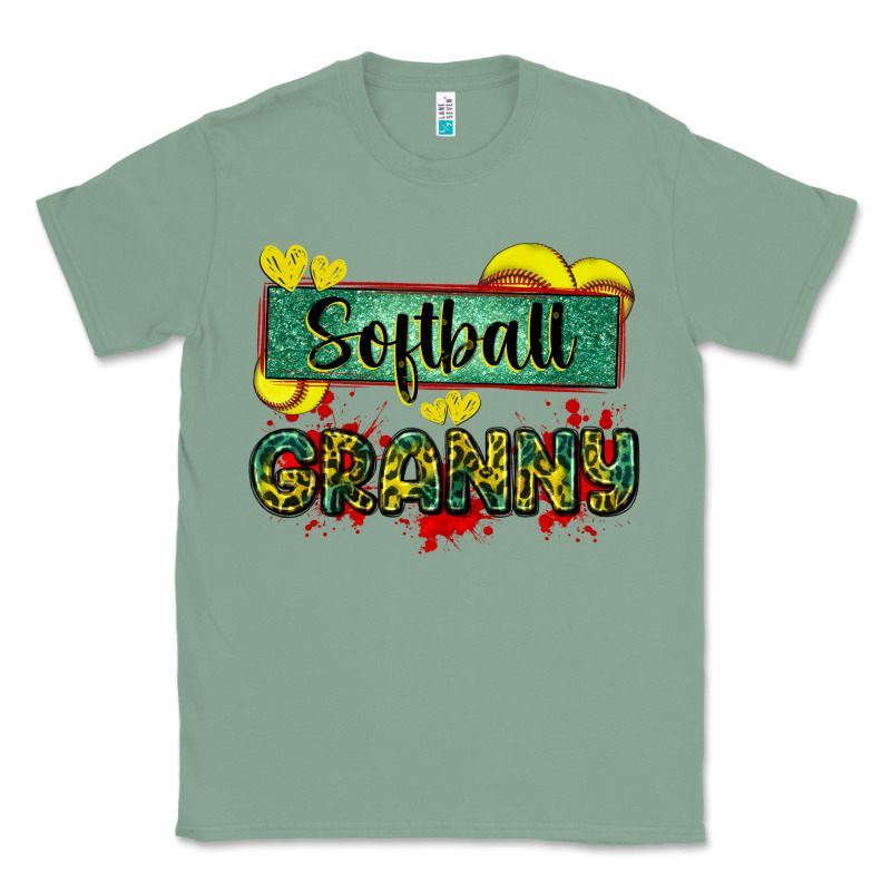 Softball Granny With Leopard Classic Tee by Zillion Design Studio | Teevron