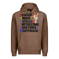 Chestnut always unique autism Premium Hoodie - MaliasSmallBusiness