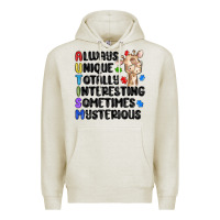 Oatmeal Heather always unique autism Premium Hoodie - MaliasSmallBusiness