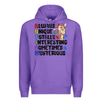Purple always unique autism Premium Hoodie - MaliasSmallBusiness