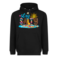 Black stay salty Heavyweight Hoodie - AdoDesignShop