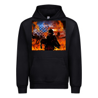 Black western firefighters Urban Hoodie - MaliasSmallBusiness