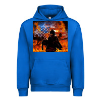 Cobalt western firefighters Urban Hoodie - MaliasSmallBusiness