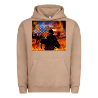 Pigment Burro western firefighters Urban Hoodie - MaliasSmallBusiness