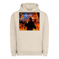 Pigment French Oak western firefighters Urban Hoodie - MaliasSmallBusiness
