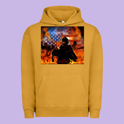 Western Firefighters Urban Hoodie Designed By Maliassmallbusiness