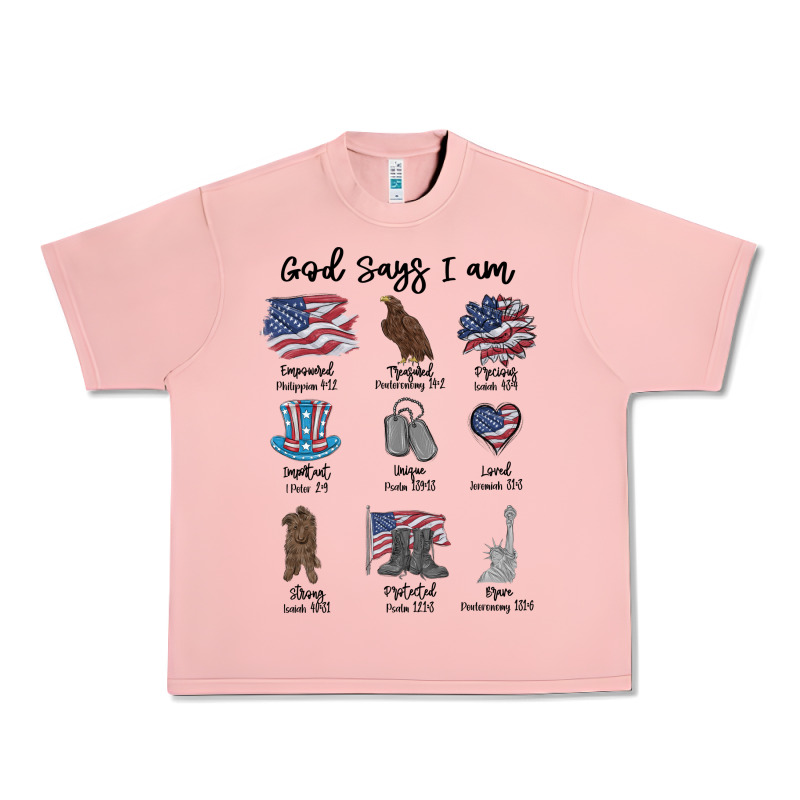 God Says I Am Urban Heavy Tee by MaliasSmallBusiness | Teevron