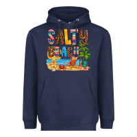 Navy salty beach Heavyweight Hoodie - AdoDesignShop