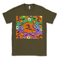 Army Green halloween Classic Tee - texasbilliewilder