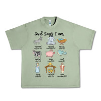 Oil Green god says i am Urban Heavy Tee - MaliasSmallBusiness