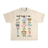 Sandshell god says i am Urban Heavy Tee - MaliasSmallBusiness