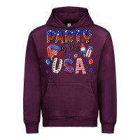 Mauve Wine party in the usa Urban Hoodie - NancyCooperArtShop