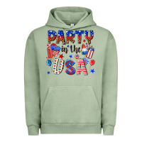 Pigment Oil Green party in the usa Urban Hoodie - NancyCooperArtShop