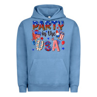 Pigment Pebble Blue party in the usa Urban Hoodie - NancyCooperArtShop