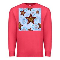 Cardinal 4th of july leopard star seamless pattern Premium Sweatshirt - BundleAndBundleShop