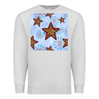 Dove Grey 4th of july leopard star seamless pattern Premium Sweatshirt - BundleAndBundleShop