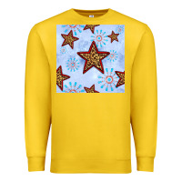 Lemon 4th of july leopard star seamless pattern Premium Sweatshirt - BundleAndBundleShop